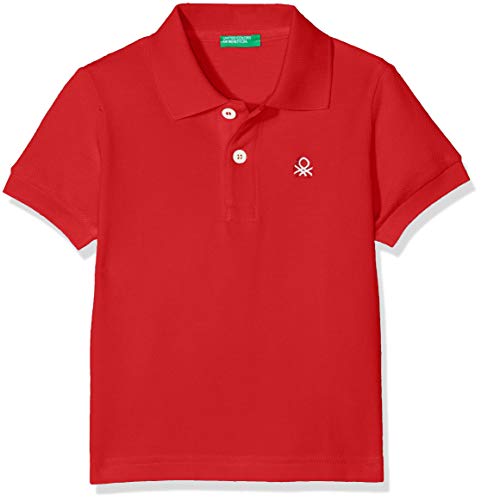 United Colors of Benetton H/s Polo Shirt, Rojo (Rossol 015), Talla única (Talla del Fabricante: XX) para Niños