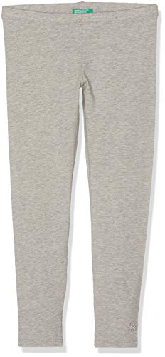 United Colors of Benetton, Leggings para Niñas, Gris (Grigio Melange 501), XL 150cm(10-11 años )