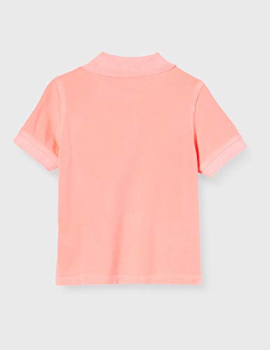 United Colors of Benetton Maglia Polo M/m, Rosa (Rosa Fluo 901), 80/86 (Talla del Fabricante: 1Y) para Bebés