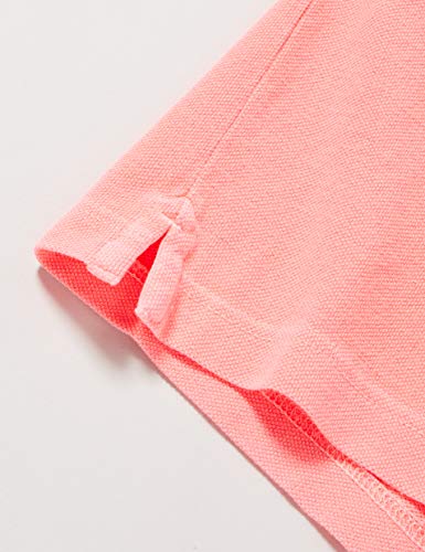 United Colors of Benetton Maglia Polo M/m, Rosa (Rosa Fluo 901), 80/86 (Talla del Fabricante: 1Y) para Bebés