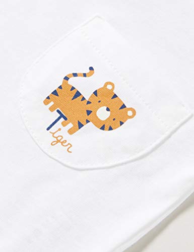 United Colors of Benetton T-Shirt Camiseta de Tirantes, Blanco (Bianco 101), 68 para Bebés