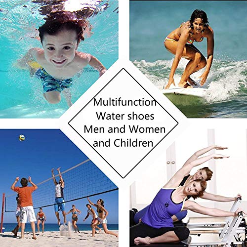 Unitysow Zapatillas de Agua Hombres Verano Secado Rápido Zapatillas de Playa Ligeros Transpirable Aqua Calzado Snorkel Bucear Surf Swim Piscina Zapatillas de Yoga Escarpines