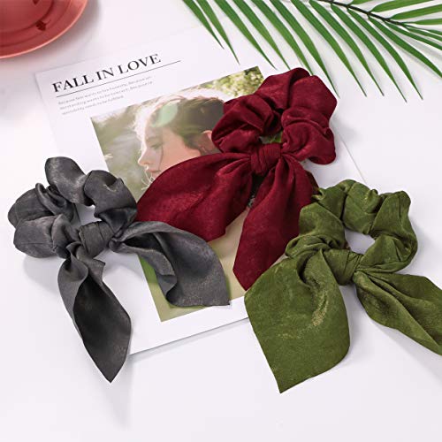 URAQT 12 Piezas Hair Scrunchies Elastic Hair Ties Scrunchy Hair Bands, Elásticos Banda de Pelo Elástico para Mujeres y Chicas