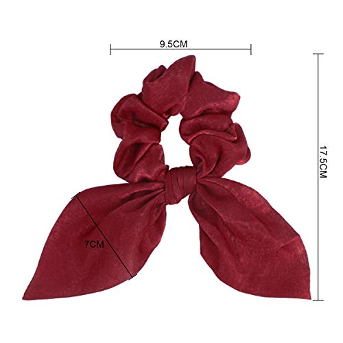 URAQT 12 Piezas Hair Scrunchies Elastic Hair Ties Scrunchy Hair Bands, Elásticos Banda de Pelo Elástico para Mujeres y Chicas