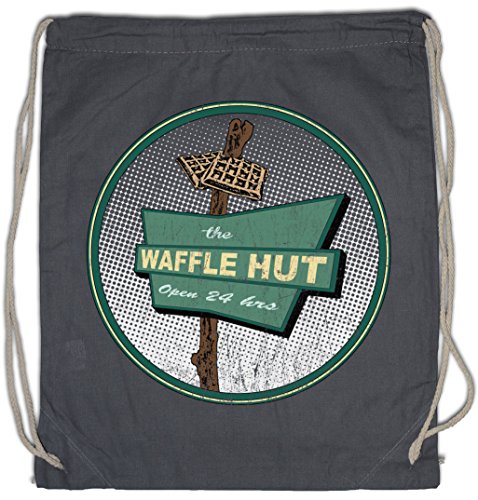 Urban Backwoods The Waffle Hut I Bolsa de Cuerdas con Cordón Gimnasio