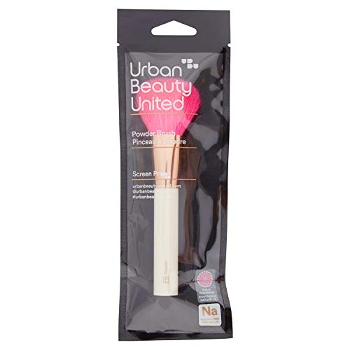 Urban Beauty United 19-5030 Screen Preen - Brocha para Polvos Compactos, Rosa, 21 g