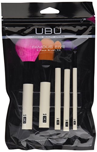 Urban Beauty United Famous five - set de 5 brochas (ojos & rostro) 80 g