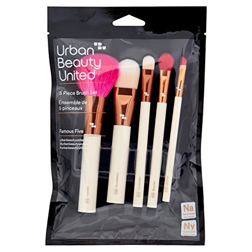 Urban Beauty United Famous five - set de 5 brochas (ojos & rostro) 80 g