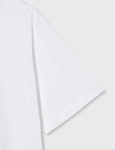 Urban Classics Shaped Long tee Manga Corta con Talle Largo, Camiseta Lisa, Básica Fácilmente Combinable, Versátil y Cómoda, white, 3XL para Hombre