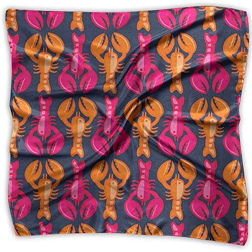 Uridy Envoltura elegante de la bufanda del satén de la langosta caliente de la sensación de seda