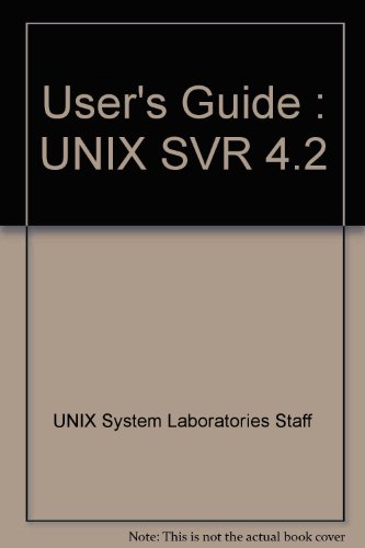 User's Guide : UNIX SVR 4.2