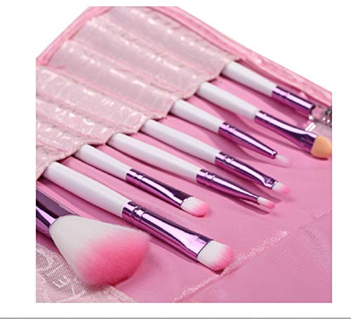 Utensilios y accesorios Sets de brochas Set_Spot Maquillaje de 8 letras, maquillaje de color rosa, cepillo de maquillaje, Ebay, Aliexpress, Amazon