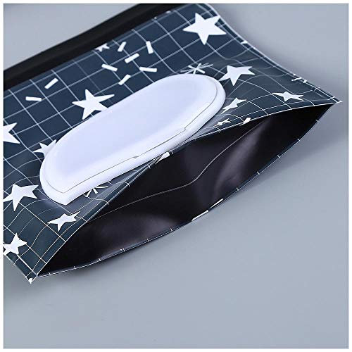 Uteruik Bolsa de toallita húmeda para bebé Funda de toallitas de Viaje Dispensador portátil Recargable Estuches de Viaje, 2 Piezas