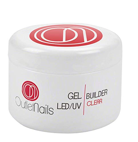 UV Gel Builder Clear 30ml para uñas de gel - UV/LED Constructor Transparente de Outlet Nails