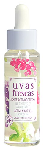 Uvas Frescas Aceite Activo de Noche Ecológico Nutritivo y Antioxidante - 40 ml