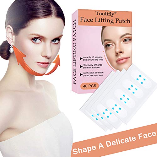 V face Lifting,Face Lift Stickers,Face Lift Tape,Cinta Adhesiva Facial,Lift Adhesivo Facial,Maquillaje Face Chin Lift Pads Face Thin Tape,40 Unids/set