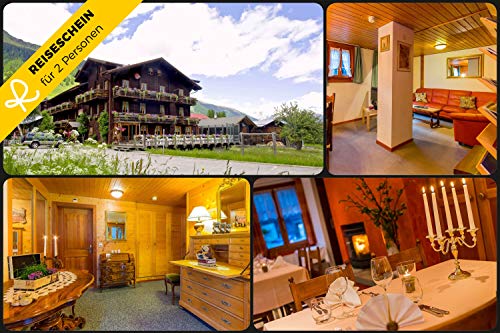 Vale de viaje – 3 días Suiza en 3* Hotel Joopi Reckingen im Goms experimentar – cupones de hotel de viaje corto viaje regalo