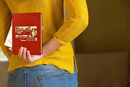 Vale de viaje a Italia, Roma, Venecia, tarjeta 3D pop up Italia, cupón de hotel para ti o para ella, idea de regalo y regalo, A123AMZ