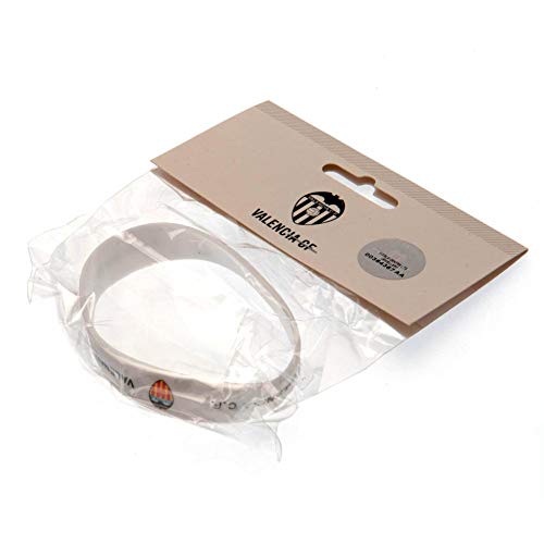 Valencia CF - Pulsera oficial de silicona (Talla Única) (Blanco)