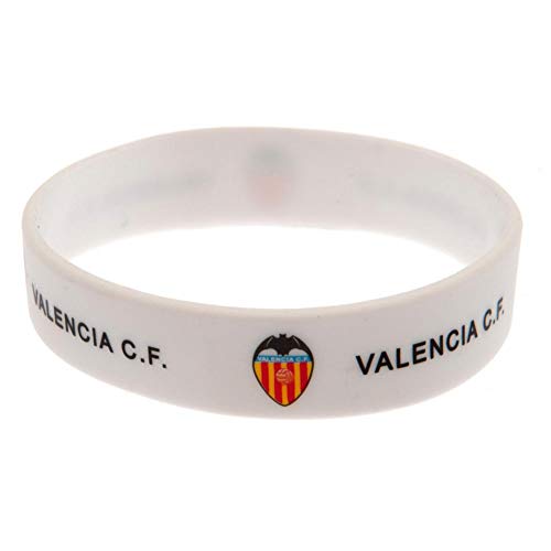 Valencia CF - Pulsera oficial de silicona (Talla Única) (Blanco)