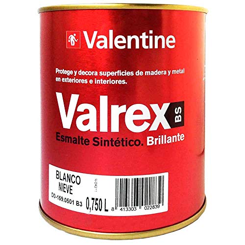 Valentine Valrex Esmalte Sintético Brillante Blanco Nieve 750 ML