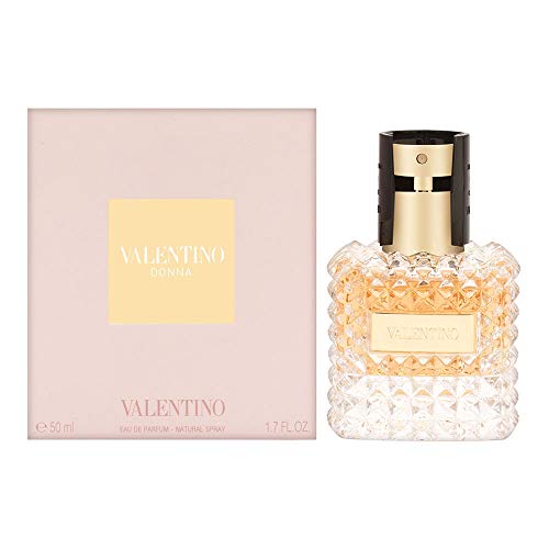 VALENTINO DONNA 50 ml - Eau de parfum (Mujeres, Bergamota, Bergamota, Lirio, Rosa, Iris,Rose, Cuero, Patchouli, Vainilla)