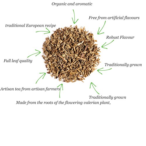 Valeriana orgánica infusión raíz - Gran poder relajante - Valeriana officinalis - alfeñique - hierba o yerba de los gatos 200g