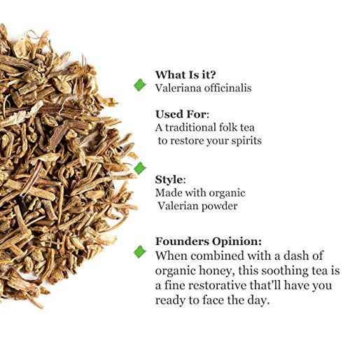 Valeriana orgánica infusión raíz - Gran poder relajante - Valeriana officinalis - alfeñique - hierba o yerba de los gatos 200g