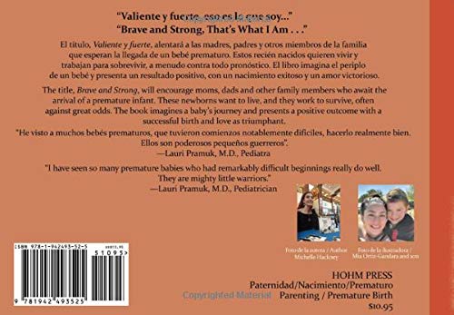 Valiente Y Fuerte / Brave and Strong: El Viaje de Un Bebé Prematuro / A Preemie's Journey (Family and World Health)