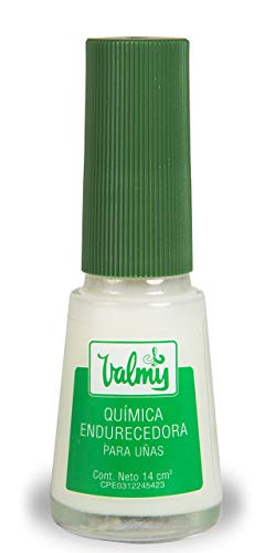 Valmy Química Endurecedor de Uña + Química con Ajo y Limón – Tratamiento de Esmalte Fortalecedor y Blanqueador, Pack de 2 (2 x 14 ml)