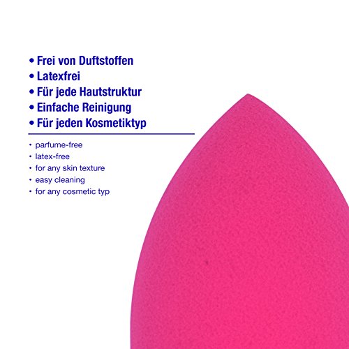 VALNEO esponja maquillaje en forma de gotas para una aplicación suave y perfecta - esponja de belleza, esponja de gotitas, esponja cosmética