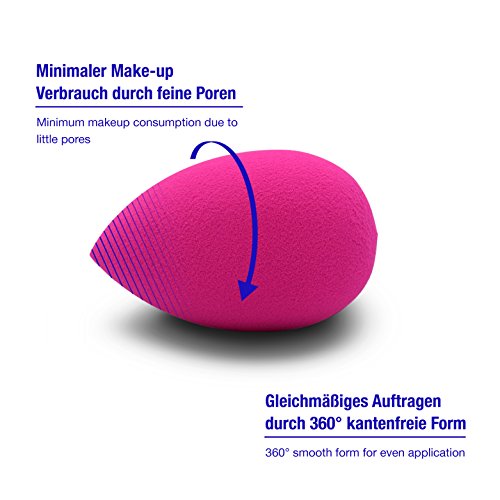 VALNEO esponja maquillaje en forma de gotas para una aplicación suave y perfecta - esponja de belleza, esponja de gotitas, esponja cosmética