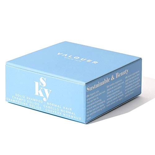 Valquer Champú Sólido Vegano Cabello Normal (todo tipo cabello) Sin Sulfatos Sin Jabón Sin Plásticos, champú órganico y natural 50 g