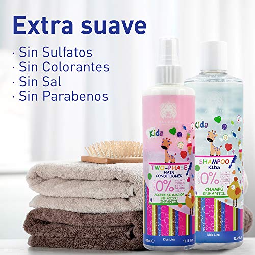 Valquer Profesional Champú Infantil Extra suave. Champú zero: sin sulfatos, sin sal. Champú niños. For kids - 400 ml