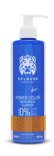 Válquer Professional Power Color Mascarilla De Cabello (Cobre) - 290 ml.