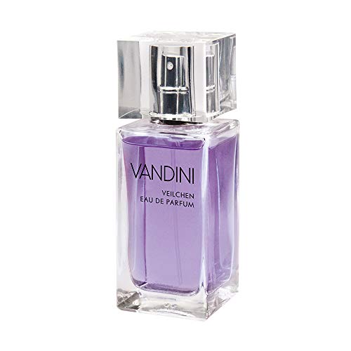 VANDINI Sensitive Eau de Parfum Mujer – Perfume para mujer con el aroma de nenúfares, violetas y sándalo. Perfume para mujer, perfume para mujer (1 x 50 ml)