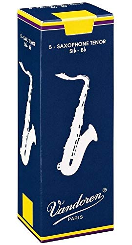 Vandoren SR2235 - Caja de 5 cañas tradicional n.3.5 para saxofón tenor