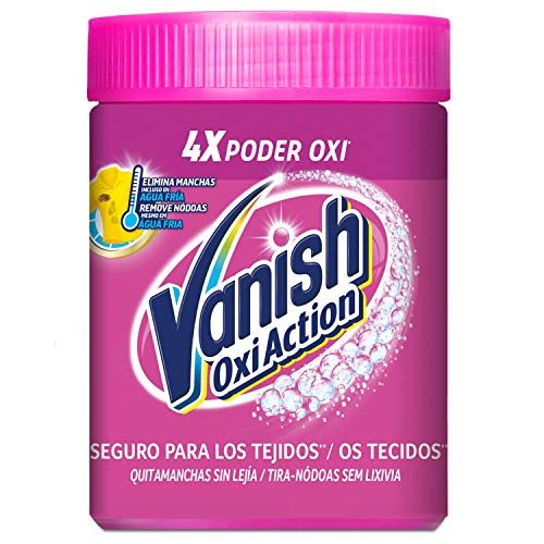 Vanish Oxi Action - Quitamanchas para Ropa Blanca y de Color, en Polvo, Sin Lejía - Pack de 2 x 900 g