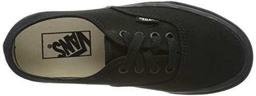 Vans Authentic, Zapatillas de Tela Unisex, Negro (Black/Black), 41 EU