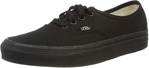 Vans Authentic, Zapatillas de Tela Unisex, Negro (Black/Black), 41 EU
