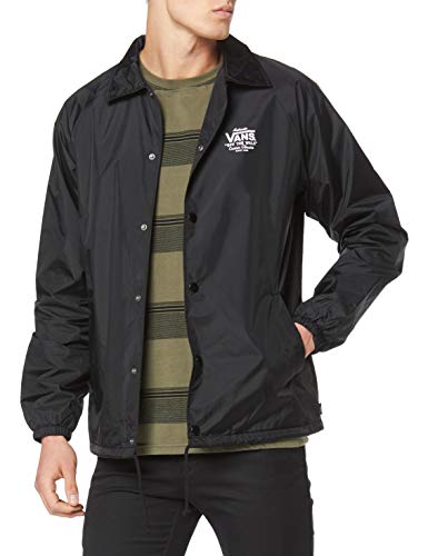 Vans Torrey Chaqueta, Negro (Black/white), Large para Hombre
