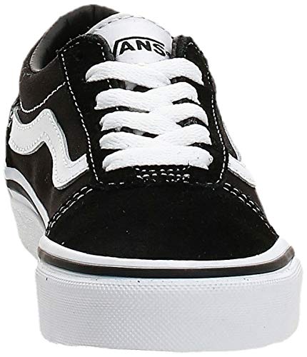 Vans Ward Suede/Canvas, Zapatillas Unisex Niños, Negro ((Suede/Canvas) Black/White Iju) 39 EU