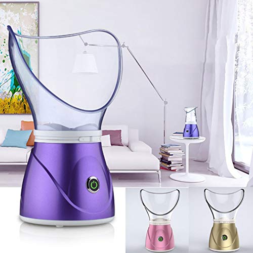 Vaporizador facial Niebla caliente Hidratante Artefacto para el cuidado de la piel en el hogar - Nano nasal Vaporizador - Espinillas negras - Desbloquea los poros - Aceite esencial Calidad del spa,C