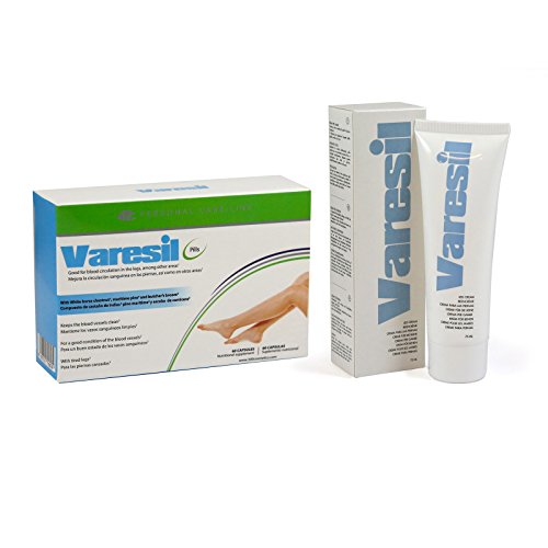 Varesil Pills + Varesil Cream: Pastillas y Crema para prevenir y aliviar las varices