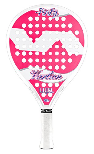 Varlion LW H Junior Pinky - Pala de pádel, Niñas, Rosa/Celeste, 285-290 gr.