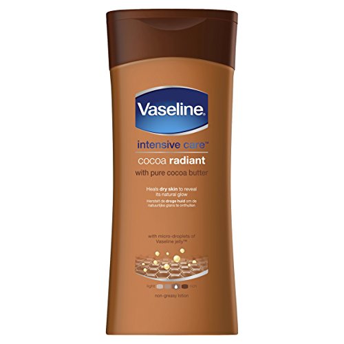 Vaseline Intensive Care Cocoa Radiant - Loción no grasosa (400 ml, 6 unidades)
