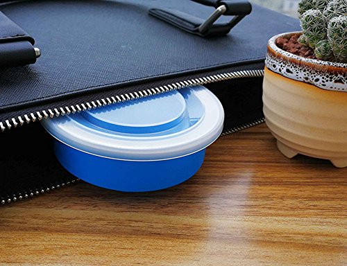 Vaso Plegable sin BPA Tazas de Café de Silicona Con tapa Copa de Viaje Portátil Para Senderismo Exterior Cámping Deportes (4 Pack)