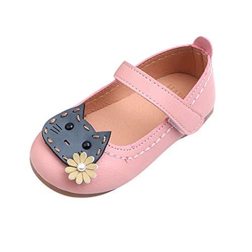 VECDY Zapatos Bebe Niña Bautizo, Moda Suave Zapatos 2019 Niños Pequeños para Bebés,niñas,Flores,Gatos,Princesas,Zapatos,Sandalias Casuales Zapatos Sandalias Verano para Infantil Deportivas (Rosa,23)