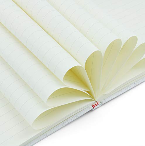 VEESUN A5 Libreta Alineadas Bonitas Cuaderno Vintage Diario de Viaje Bloc de Notas Notebook Bullet Journal Agenda con Cierre Elástico, Marcador, 192 Páginas, Seis plumas