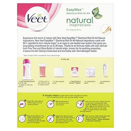 Veet Easy Wax Naturals Electrical Roll-On Kit by Veet